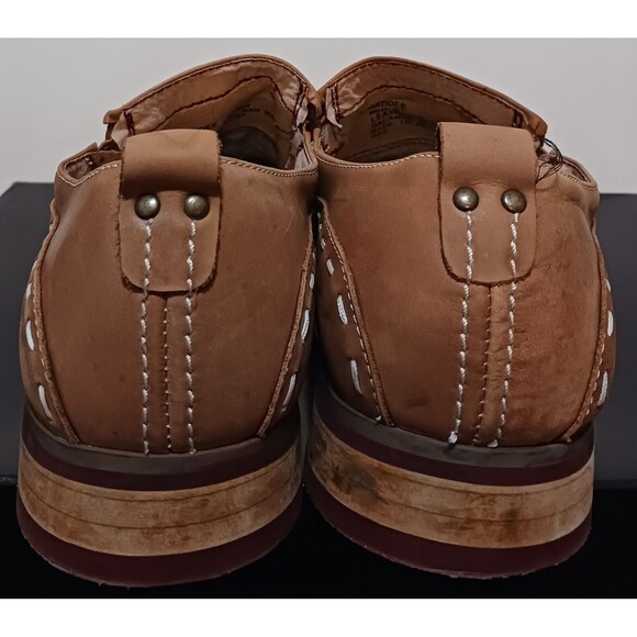 2-Steve Madden (Slip On-Dress Shoes)-(Black-Brown)-(Size 10)-(Pre-owned)-$35.00 - Picture 10 of 12